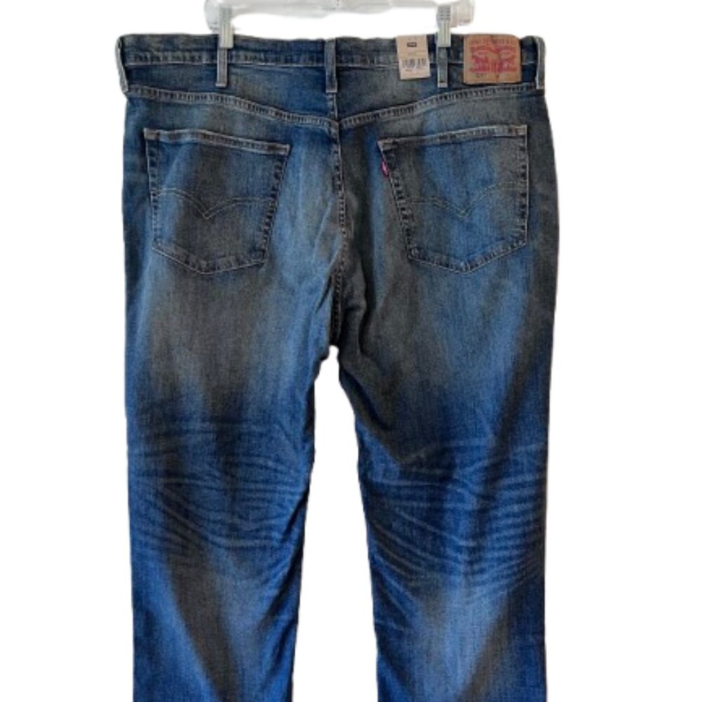 Levis 559 Jeans Mens Big and Tall 44x30 Dark Wash - Picture 6 of 7